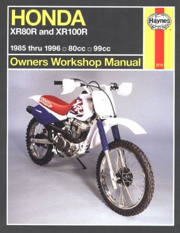 Book cover for Honda XR80R and XR100R Owners Workshop Manual