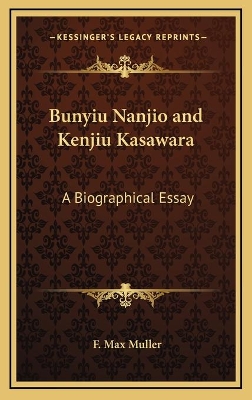 Book cover for Bunyiu Nanjio and Kenjiu Kasawara