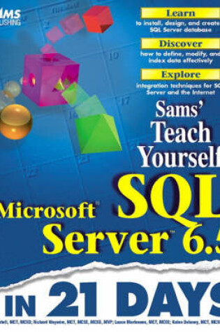 Cover of Sams Teach Yourself Microsoft SQL Server 6.5 in 21 Days