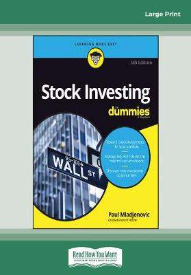 Book cover for Stock Investing For Dummies, 5th Edition