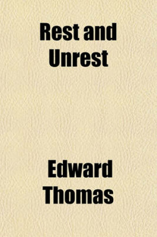 Cover of Rest and Unrest