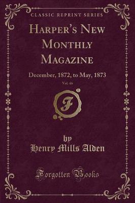 Book cover for Harper's New Monthly Magazine, Vol. 46