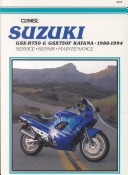 Book cover for Suzuki GSX-R750 and GSX 750F Katana 1988-1994