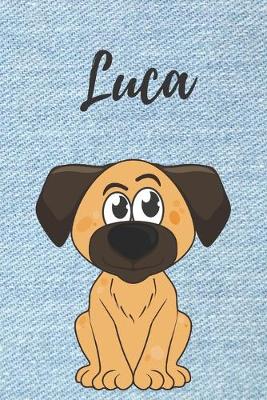 Book cover for Luca Hund-Malbuch / Notizbuch / Tagebuch