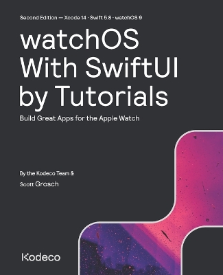 Book cover for watchOS With SwiftUI by Tutorials (Second Edition)