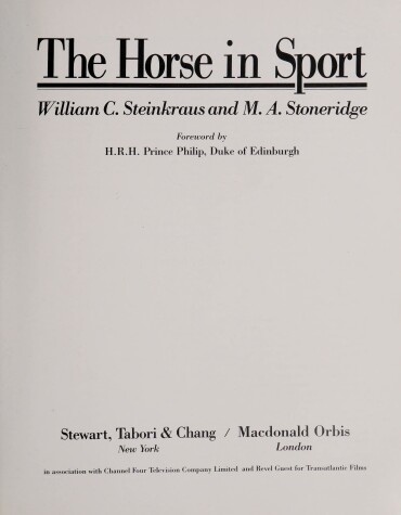 Book cover for Horse in Sport