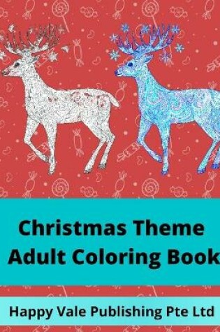 Cover of Christmas Theme Adult Coloring Book
