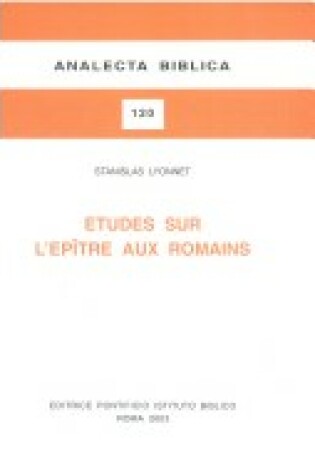 Cover of Etudes Sur l'Epitre Aux Romains