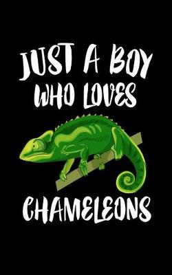 Book cover for Just A Boy Who Loves Chameleons