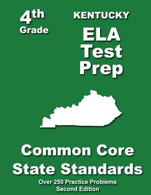 Book cover for Kentucky 4th Grade ELA Test Prep