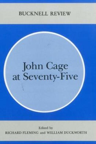 Cover of John Cage At Seventy-Five