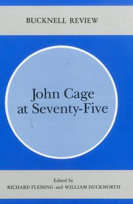 Book cover for John Cage At Seventy-Five