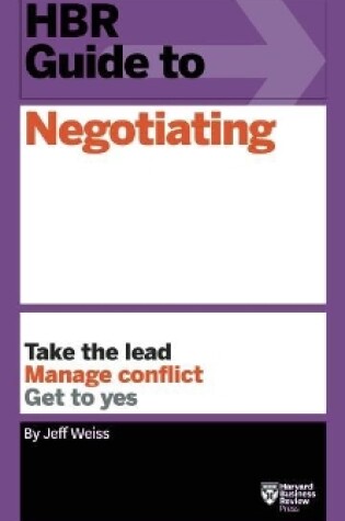 Cover of HBR Guide to Negotiating (HBR Guide Series)