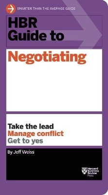 Book cover for HBR Guide to Negotiating (HBR Guide Series)