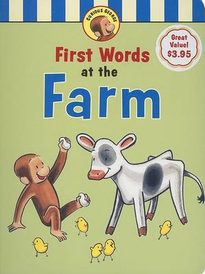 Book cover for Curious George's First Words at the Farm