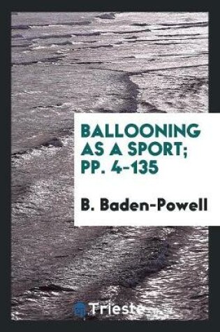 Cover of Ballooning as a Sport; Pp. 4-135