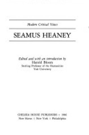 Cover of Seamus Heaney