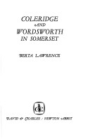 Book cover for Coleridge and Wordsworth in Somerset