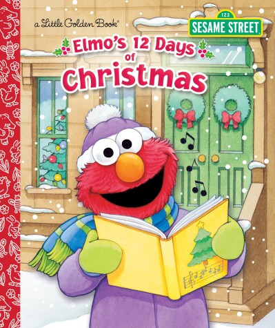 Book cover for Elmo's 12 Days of Christmas