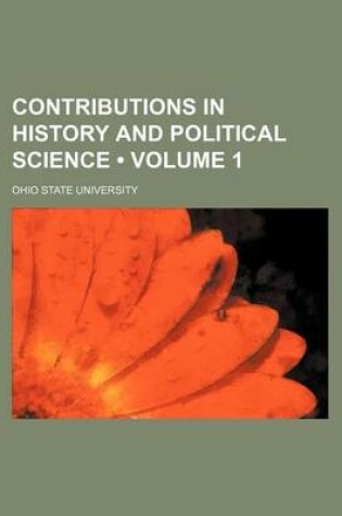 Cover of Contributions in History and Political Science (Volume 1)