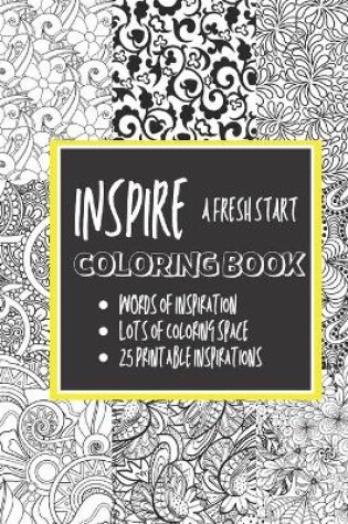 Cover of Inspire a Fresh Start Coloring Book