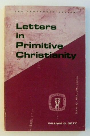 Cover of Letters in Primitive Christianity