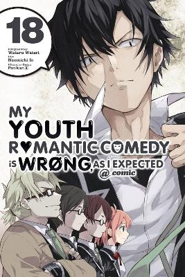 Book cover for My Youth Romantic Comedy Is Wrong, As I Expected @ comic, Vol. 18 (manga)