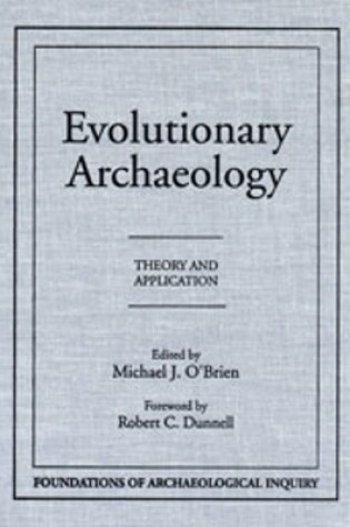 Cover of Evolutionary Archaeology - Paper