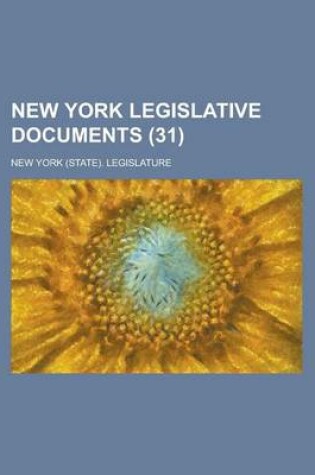 Cover of New York Legislative Documents (31)