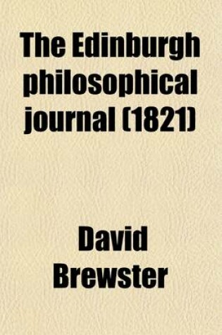 Cover of The Edinburgh Philosophical Journal Volume 4