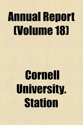 Book cover for Annual Report (Volume 18)