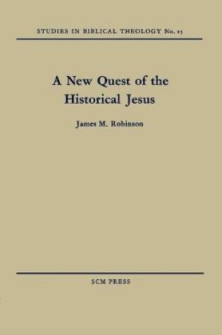 Cover of A New Quest of the Historical Jesus