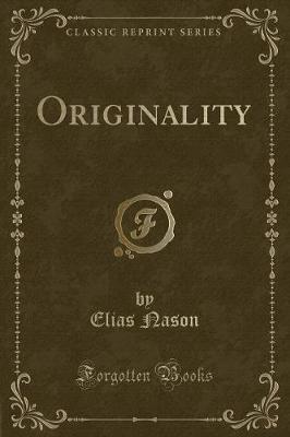 Book cover for Originality (Classic Reprint)