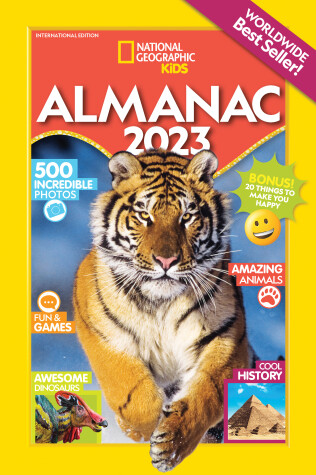 Book cover for National Geographic Kids Almanac 2023 (International edition)
