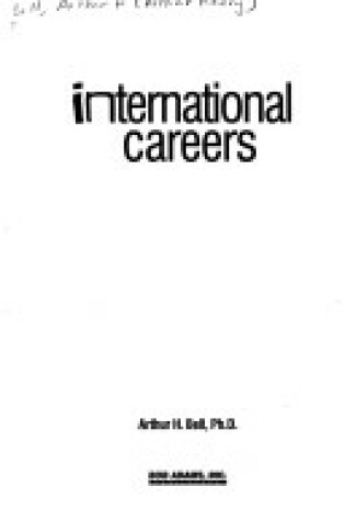 Cover of International Careers