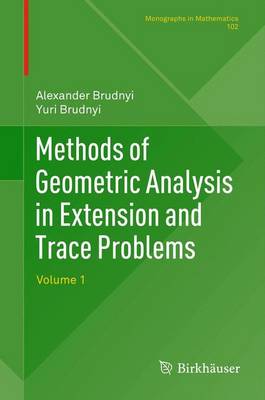 Cover of Methods of Geometric Analysis in Extension and Trace Problems