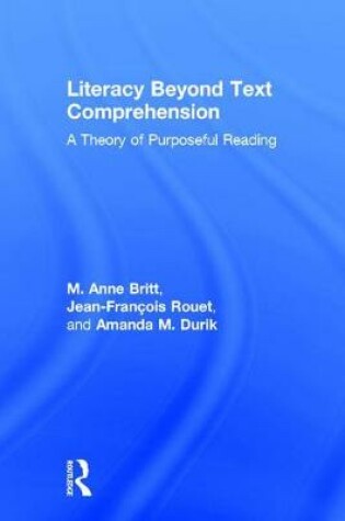 Cover of Literacy Beyond Text Comprehension