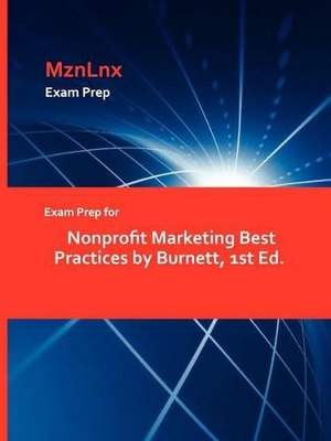 Book cover for Exam Prep for Nonprofit Marketing Best Practices by Burnett, 1st Ed.