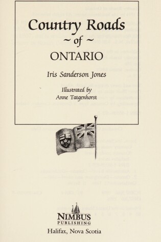 Cover of Country Roads of Ontario
