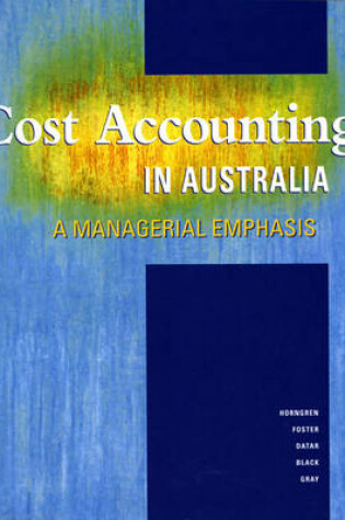 Cover of Cost Accounting in Australia