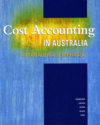 Book cover for Cost Accounting in Australia