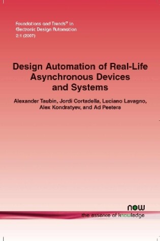 Cover of Design Automation of Real-Life Asynchronous Devices and Systems