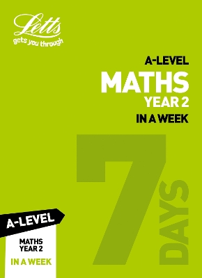 Cover of A -level Maths Year 2 In a Week