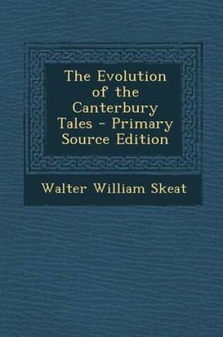 Cover of Evolution of the Canterbury Tales