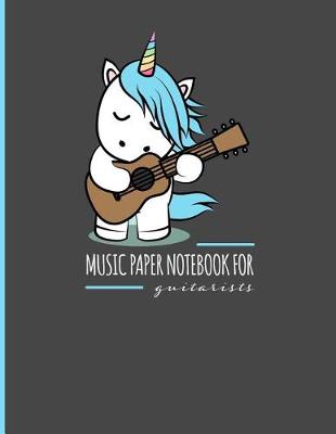 Book cover for Music Paper Notebook for Guitarists