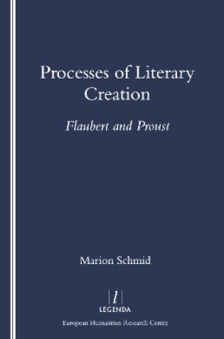 Cover of Processes of Literary Creation