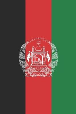 Book cover for Afghanistan Flag Notebook - Afghan Flag Book - Afghanistan Travel Journal