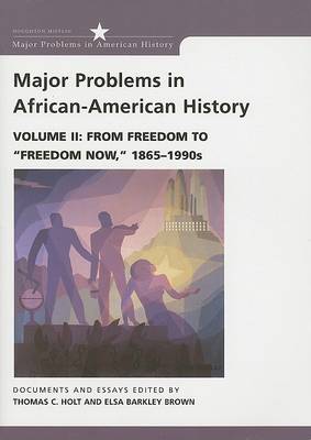 Book cover for Major Problems in African American History