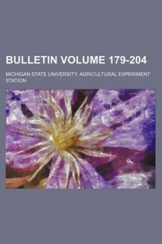 Cover of Bulletin Volume 179-204