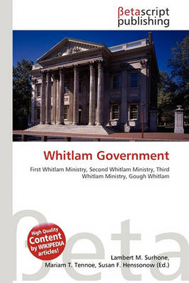 Book cover for Whitlam Government
